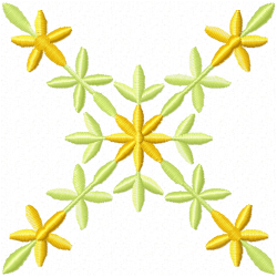 Flowers Embroidery Design 2